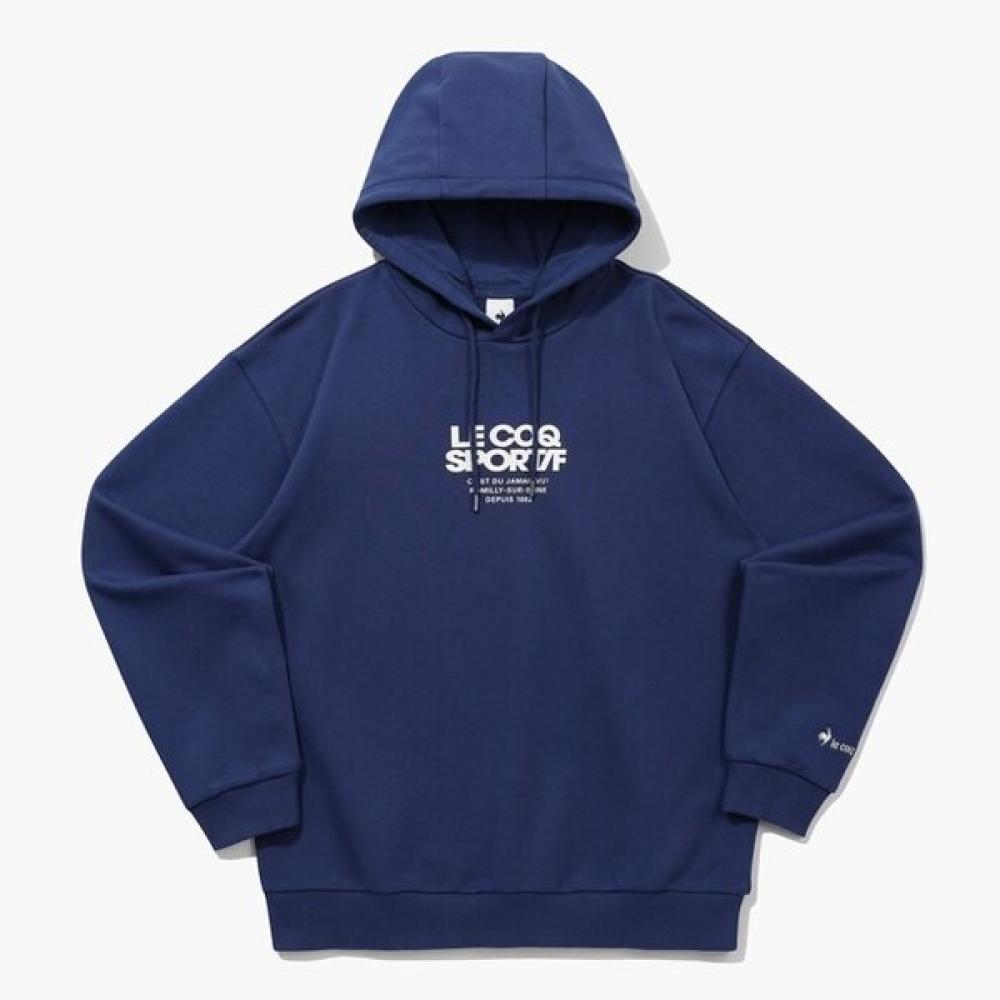 Le Coq Sportif Uni Graphic Loose Fit Hood 40 Off Qq123lhd16 OWT white110 public 2XL 5790₽