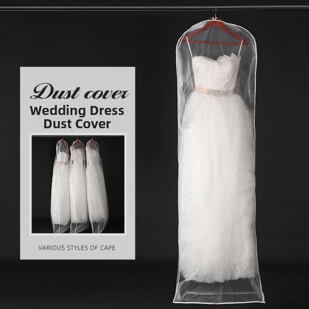 Reusable Dust-proof Covers Clear Bride Gown Storage Bags Durable Clothing Cover  Wardrobe