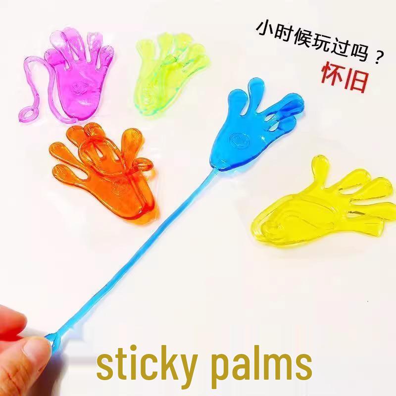

2025 Праздник Весны Очень большая Супер липкая рука Ностальгическая игрушка Extra Large Sticky Hand - 1 pc (Random Colors)