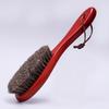 Long-Handled Horsehair Bristle Shoe Brush for Suede and Nubuck