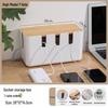 Golden Cat Power Strip & Cable Organizer Box