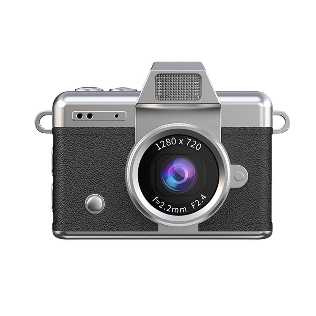 Retro Style Mini CCD Camera 1.47-inch Display Keychain Digital Camera 1080P Flip The Lens Digital Camcorder for Kids Students