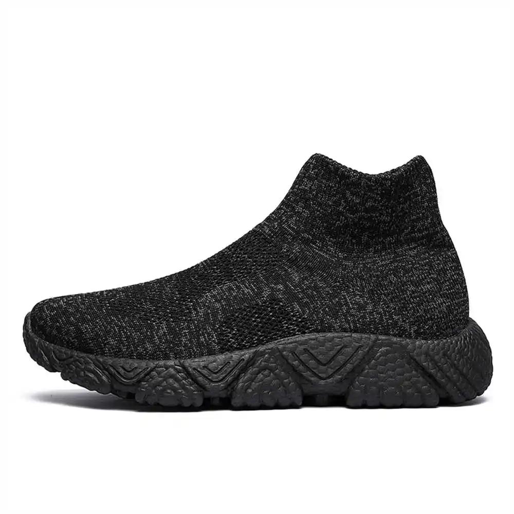 Knitting Hight Top Shoes Black Casual Tenis Sport Men's Sneakers Sneakers Topanky 2025elegant Teniz Tenise Items Cuddly