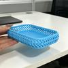 Drukowana 3D Taca na mydło o plecionej fakturze Łazienka Zlewozmywak Kuchenny Pojemnik na mydło Mały Dekoracyjny Organizer na stolik kawowy na mydło Perfumy Świecę