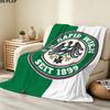 Sk Rapid Wien Print Flannel Blanket, High quality Comfortable for All Seasons, Home Decor, Warmth and Comfort, Perfect for Christmas Gifts