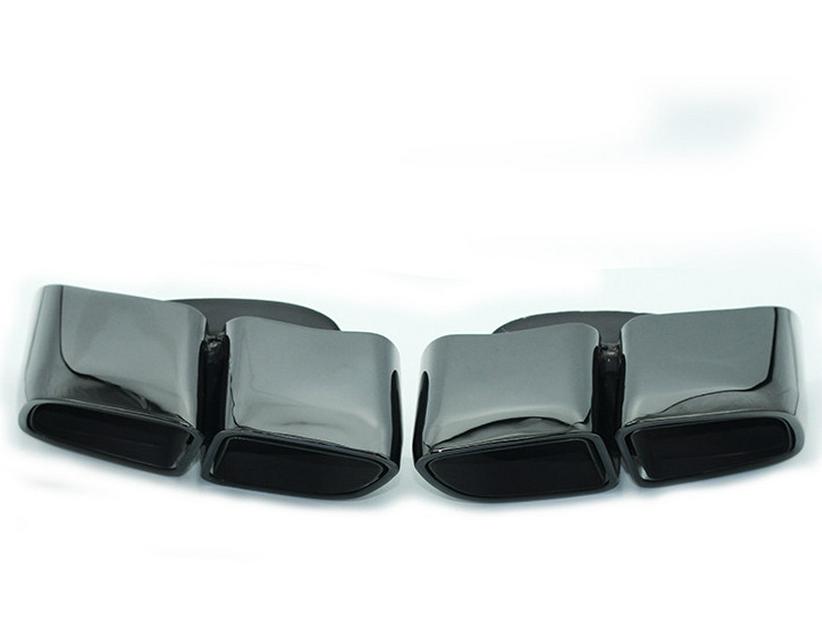 2017-2019 Porsche Panamera Square Exhaust Muffler Tailpipe