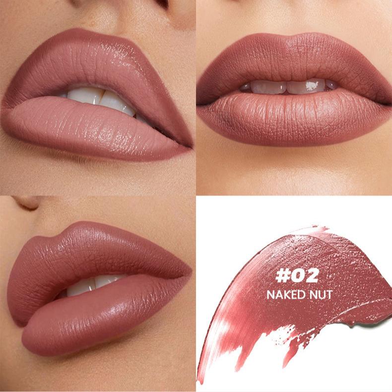 2-in-1 Matte Lipstick and Lip Liner Cone Tip Velvet Lipstick Pencil Silky Texture Waterproof Long-lasting Lipsticks Lip Combo Liner Lip Liner Stick