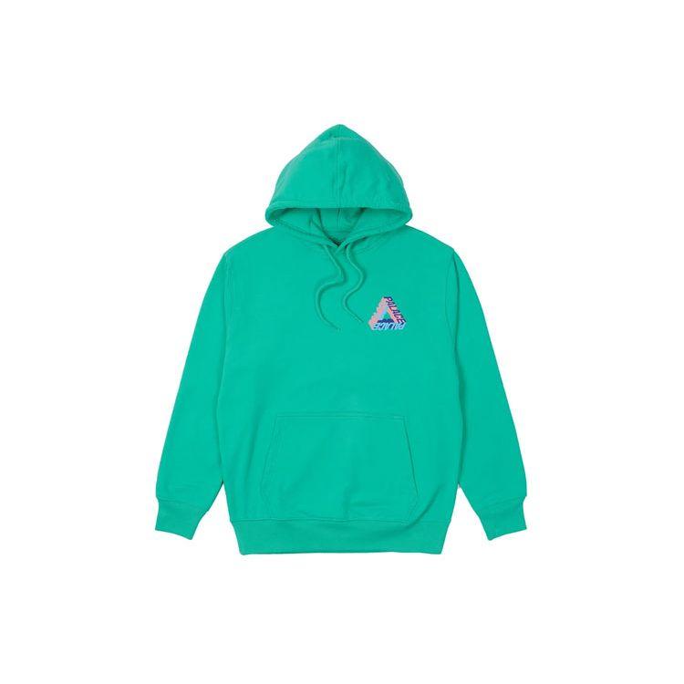 Palace P-3D Hood Aqua Unisex Tops Blue P21HD024