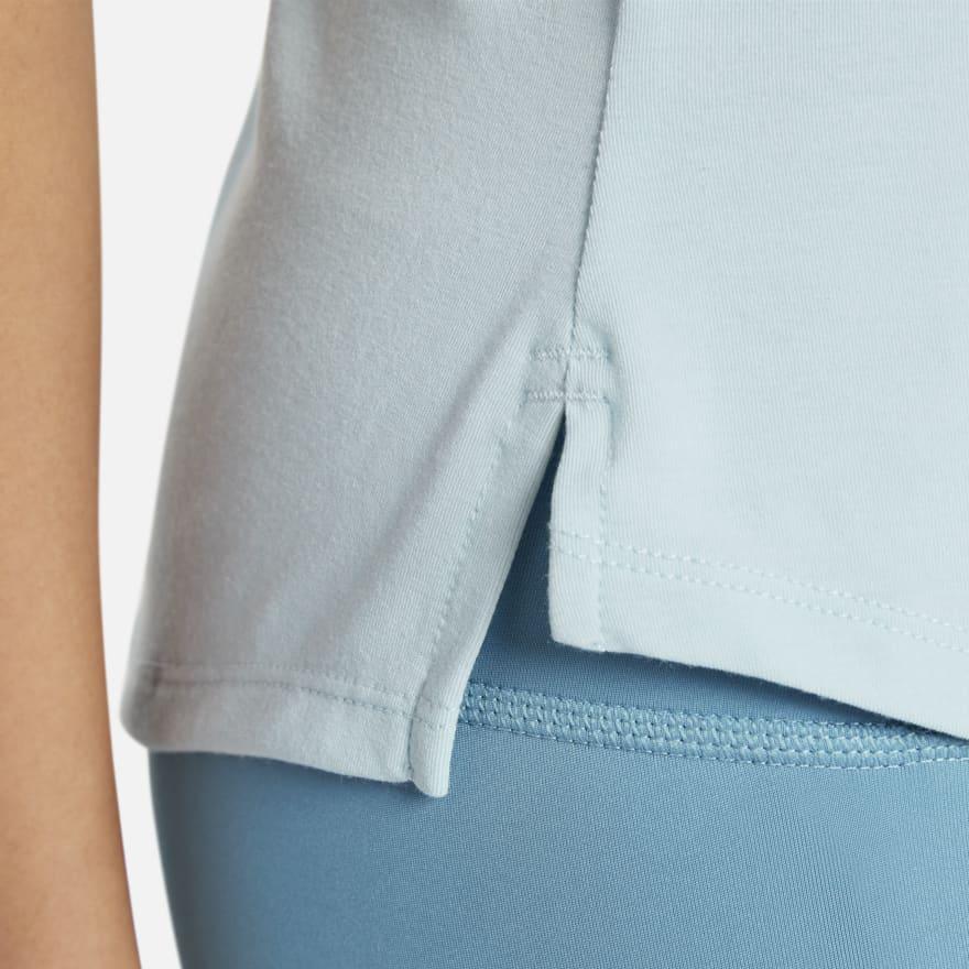 Nike Dri-Fit One Luxe Solid Crew Neck Short Sleeve T-Shirt Women Tops Hablis DD0619-442