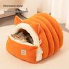 Washable Winter Cat & Dog Enclosed Bed - Thickened & Cozy