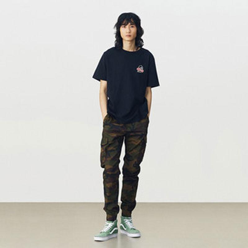 Vans Loose Fit Cargo Sports Multi-Pocket Casual Pants Unisex Pants Camouflage VN0A36LNCMA
