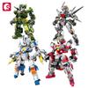 SEMBO Glory BB Mech Series Mecha Transformável Montagem Blocos de Construção Kits MOC Modelo Robô Brinquedos para Crianças Presentes de Aniversário para Meninos