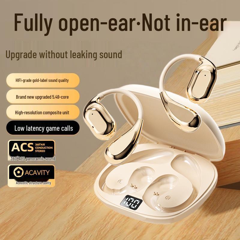 S86 Ear-hook Bluetooth Earbuds: Seamless Fit, High-Quality Sound, Sports & Gaming, Low Latency, Long Battery Life