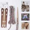 2/4Pcs DIY Big Eye Yarn Knitting Needle Crafts Wooden Weaving Loom Tools Large Eye Sewing Needle