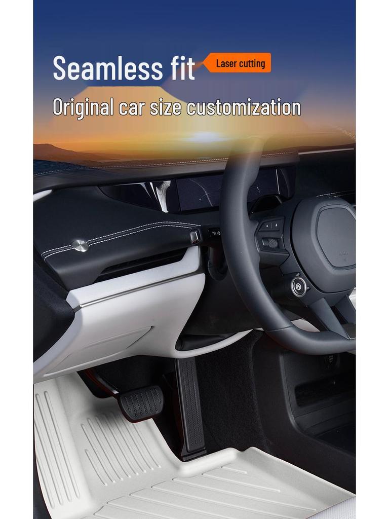 Volvo XC90 (2015–2025) Wasserdichte TPE-Fußmatten für 7-Sitzer