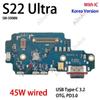 USB Board Dock Charger Connector Port Flex Cable For Samsung Galaxy Korea S25 S24 S23 S22 S21 S20 Plus Ultra G991N S931N Korea