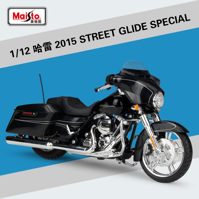 Maisto 1:12 Harley Flhtk Electra Glide Ultra Limited Legierung Klassisches Motorradmodell Druckguss Freizeit-Motorradmodell Kinderspielzeug Geschenke