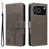 For iPhone 17 Pro Phone Case with Stand Cat Tree Pattern Leather Wallet Mobile Cover
