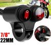 DC12V Motorcycle Light Switch Aluminum Zinc Zinc Alloy Headlight On/Off Switch  Scooter