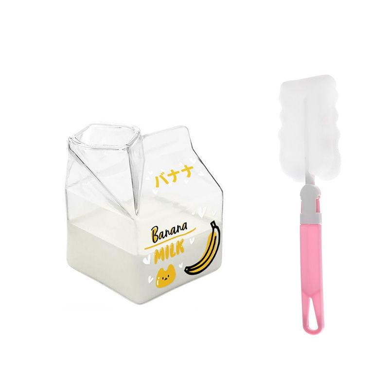 Hallo Neuheit, halber Pint, Sahnekännchen, Milch, niedlicher Karton, Glastasse, Kaffeeglas, Safttasse, einzigartiges Design, reine Handarbeit
