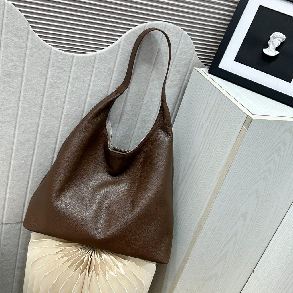 Leather Women'S Bags, High-End Light Luxury Commuting Versatile Bags, Large-Capacity Underarm Bags, Shoulder Bags, Messenger Bags, Tote Bags.
