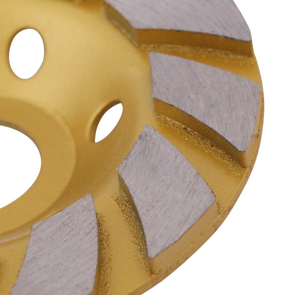 10cm Diamond Segment Grinding Wheel Disc 6 Holes For Marble Concrete Stone
