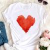 Women Graphic Tees Kawaii Printing Fashion White Cloth Casual 90S Creative Short Sleeve Tshirts Summer Basic Female Trend Style