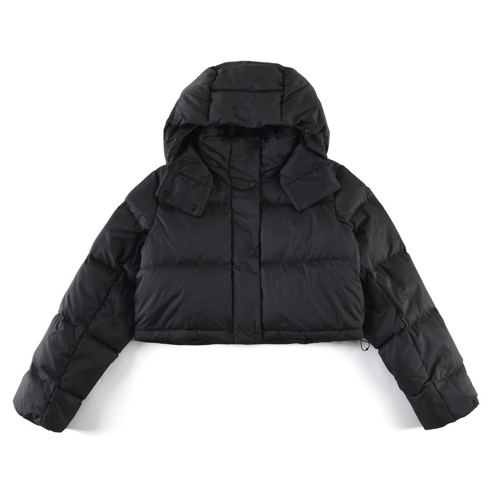 High version Lulu down jacket five-grid bread jacket short four-grid cloud three-grid puff men's and women's jacket