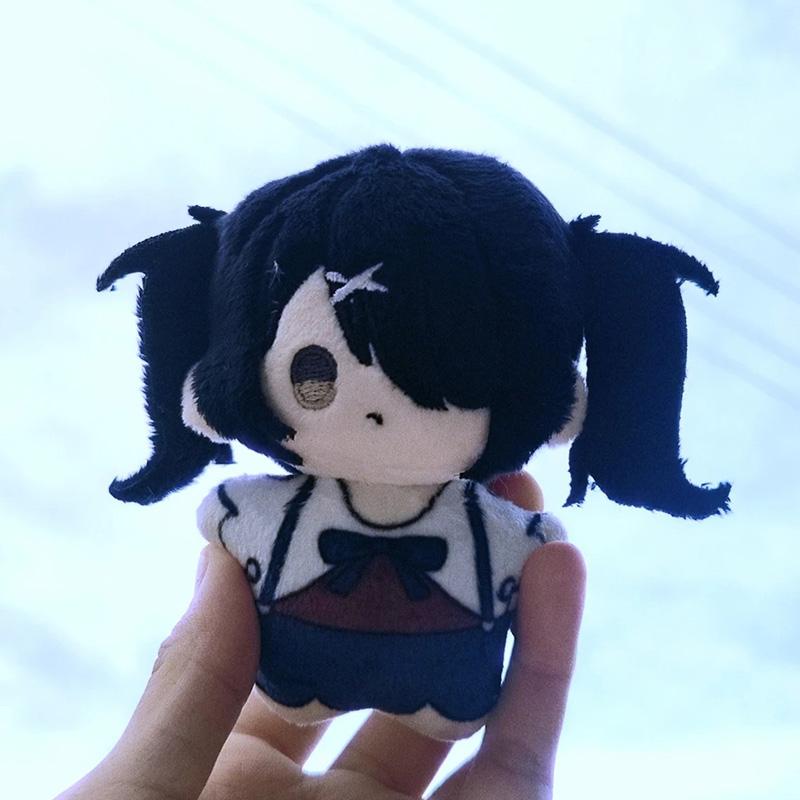 Anime Needy Girl Overdose Kangel Plush Toy Angel-Chan Ame-Chan Plushie Backpack Pendant Mini Stuffed Doll Soft Keychain Keyring