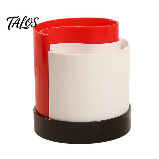 Pen Holder with 2 Compartments, Detachable Plastic Stationery Storage Container, Decorative Pencil Organizer Box for Home Office Desk