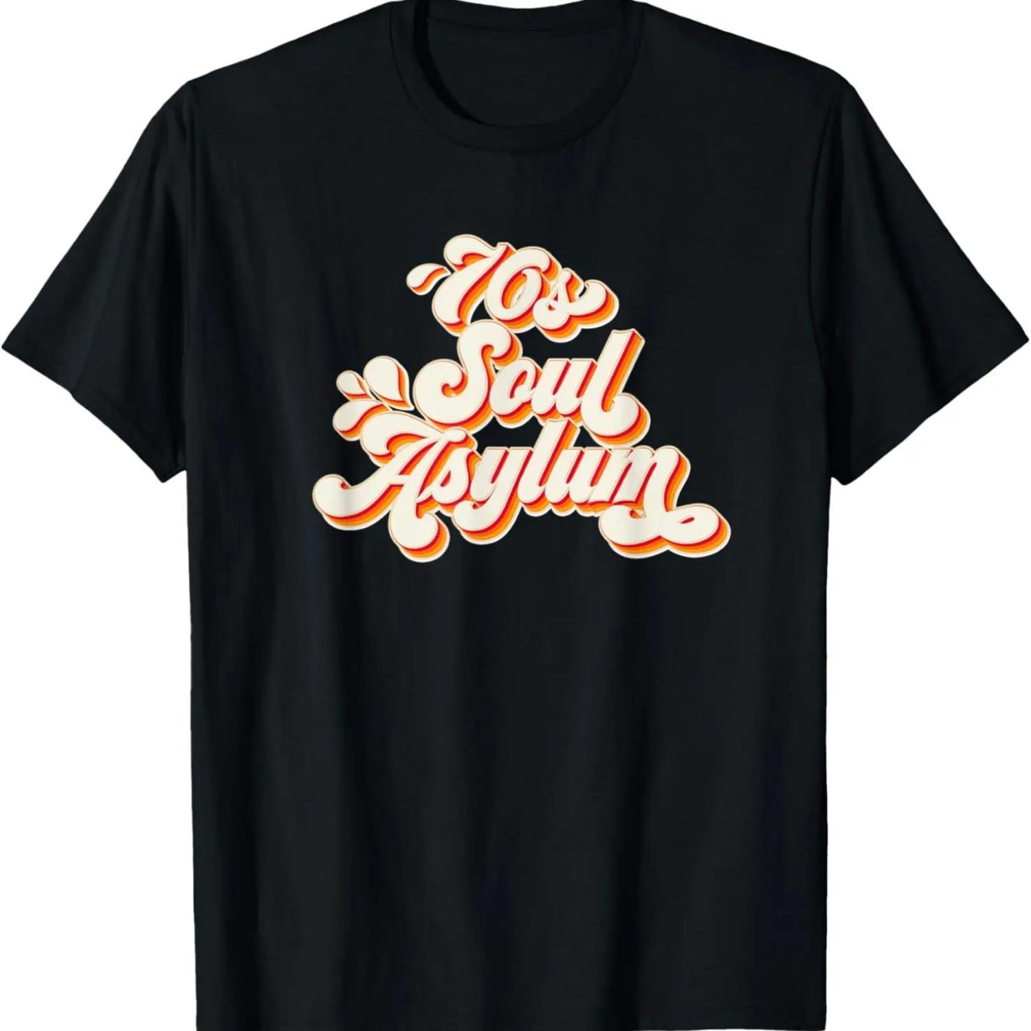 

70s Soul Asylum Retro Vintage Art Retro For Men Women T-Shirt S чёрный