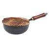 Abundant Cooking Space Baby Food Cooking Hammered Iron Pot Non Coating Pot