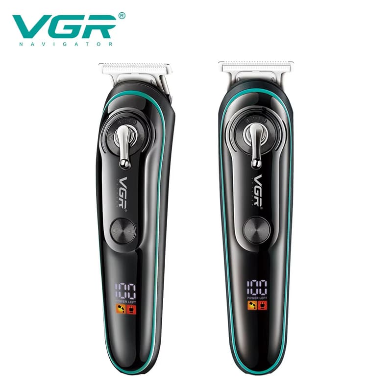 New Electric Hair Clipper LCD Digital Display Hair Salon Oil Head Sharp Blade Rechargeable Dual-purpose Men's Electric Hair Clipper Razor