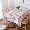 Cartoon Ice Cream Snowflake Tablecloth Holiday Decor Waterproof Rectangular Tablecloths Wedding Decor Table Cover