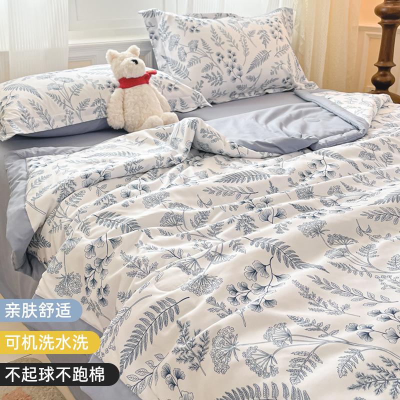 Summer Cooling Quilt for Single/Double Bed, Washable Air Conditioner Quilt, 150x200/200x230cm, Soft Lightweight Bedding for Home & Travel nap quilt 115x150cm