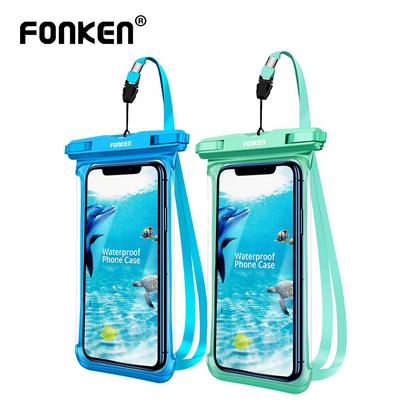 FONKEN Custodia impermeabile completa Derisplay Custodia impermeabile per borse per telefono per iPhone Samsung con cordino