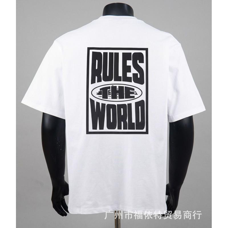 Corteiz Alcatraz Vintage Print T-Shirt Herren Damen Streetwear Lockerer Schnitt Kurzarm Tee