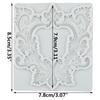 Baroque Photo Frame Silicone Molds Picture Frame Fondant Mold Cake Decorating Tools Cupcake Topper Candy Resin Clay Chocolate Gumpaste Mold