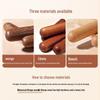 Beech Wood Rolling Pin for Dough and Dumplings - Solid Wood Baking Tool with Round Head