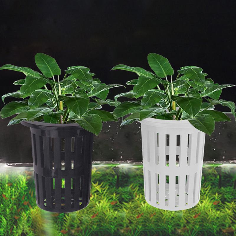 Aquarium-Pflanzenhalter Fischbecken Schwimmender Wasserpflanzen-Topf Aquaponik Fester Pflanzkorb Für Unterwasser-Bepflanzten Teich Vase