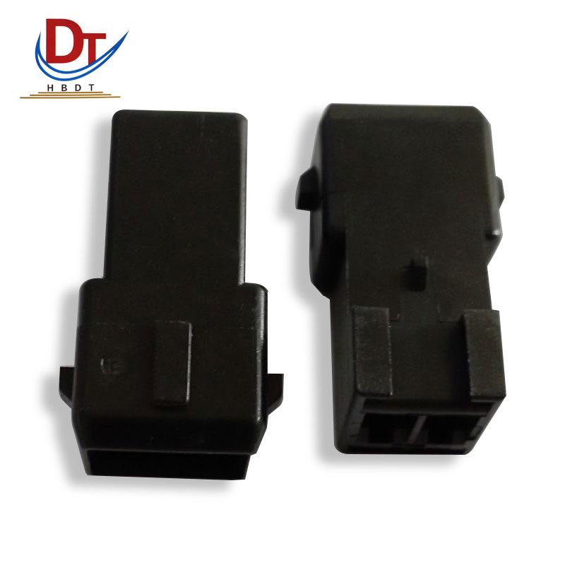 Automotive Wiring Harness DJ7021A-3.5-11: 2-Pin Black Plastic Connector Housing