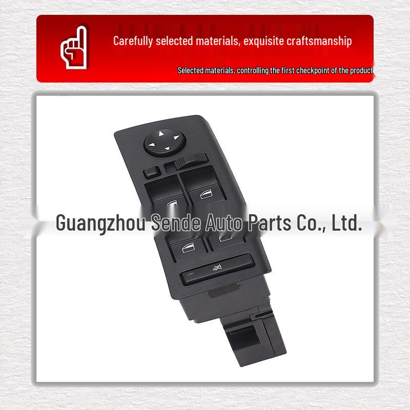 

61316962506: Compatible with 00-06 BMW X5 E53 Window Glass Lifter Switch Assembly. Standard
