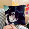 pc KKiller Chat Ronin Misaki Pillow Case Fashion Square Pillowcase Bedroom Sofa Room Ins Decoration Leisure