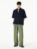 Studio Tomboy [Men] Hem String Collar T-Shirt_Navy 9155222194