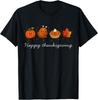 Fall Thanksgiving Crew Pumpkin Turkey Pie Autumn Leaves T-Shirt