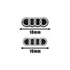 16/18mm Car Remote Key Sticker Aluminum Emblem Decoration Decal For hot A1 A2 A3 A4 A5 A6 A7 A8 Q2 Q3 Q4 Q5 Q6 Q7 Q8 TT RS3 RS7