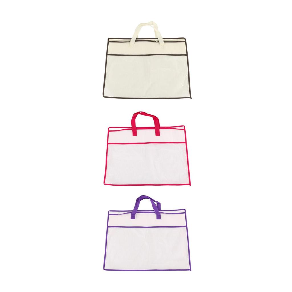 Pillow Storage Bag Handbag Portable with Zipper and Handles Tote Bag Closet
