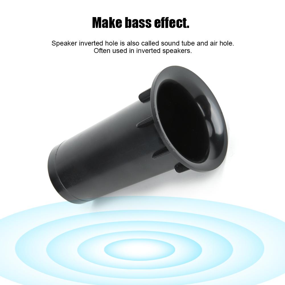 4PCS T1 Bass Speaker ABS Plastic Smooth Inner Wall Inverted Tube for 5 6 inches Speakers