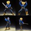 Shf Trunks Future Boy Super Saiyan Pvc Anime Actionfigur mit Ständer Sammlerstück