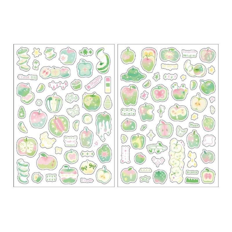

Vibrantly Waterproof PeelOff Decorative Sticker Featuring Fruit Pattern for Crafting and Planners Craft Enthusiasts